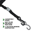 Boxer CargoGuard Tailgate Net: Durable 50" x 16" Cargo Solution with 1500lbs Capacity-4