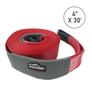 TitanStrap 33,000 lbs Recovery Strap (4" x 30') – Heavy Duty Nylon Snatch Strap with 20% Stretch & Reinforced Loops-1