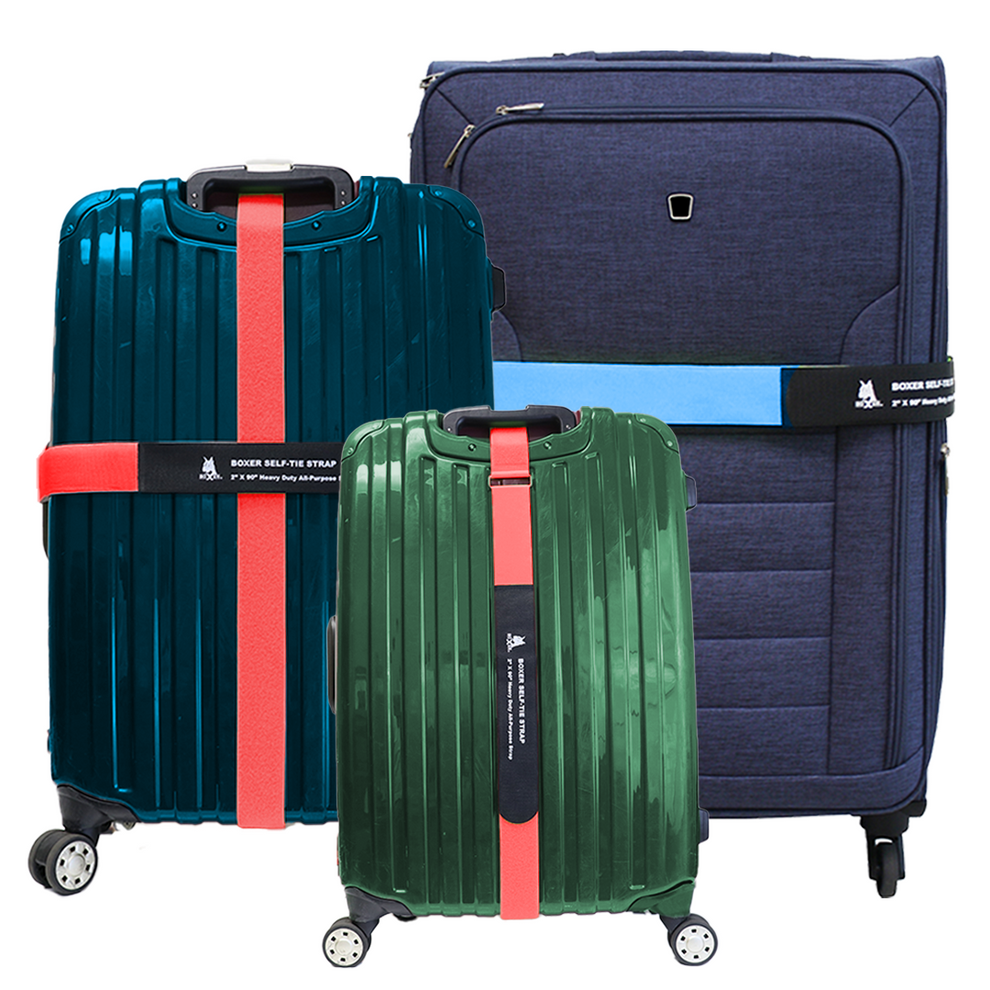 Boxer TravelGuard Velcro Luggage Straps, Set of 2 Boxer Tools