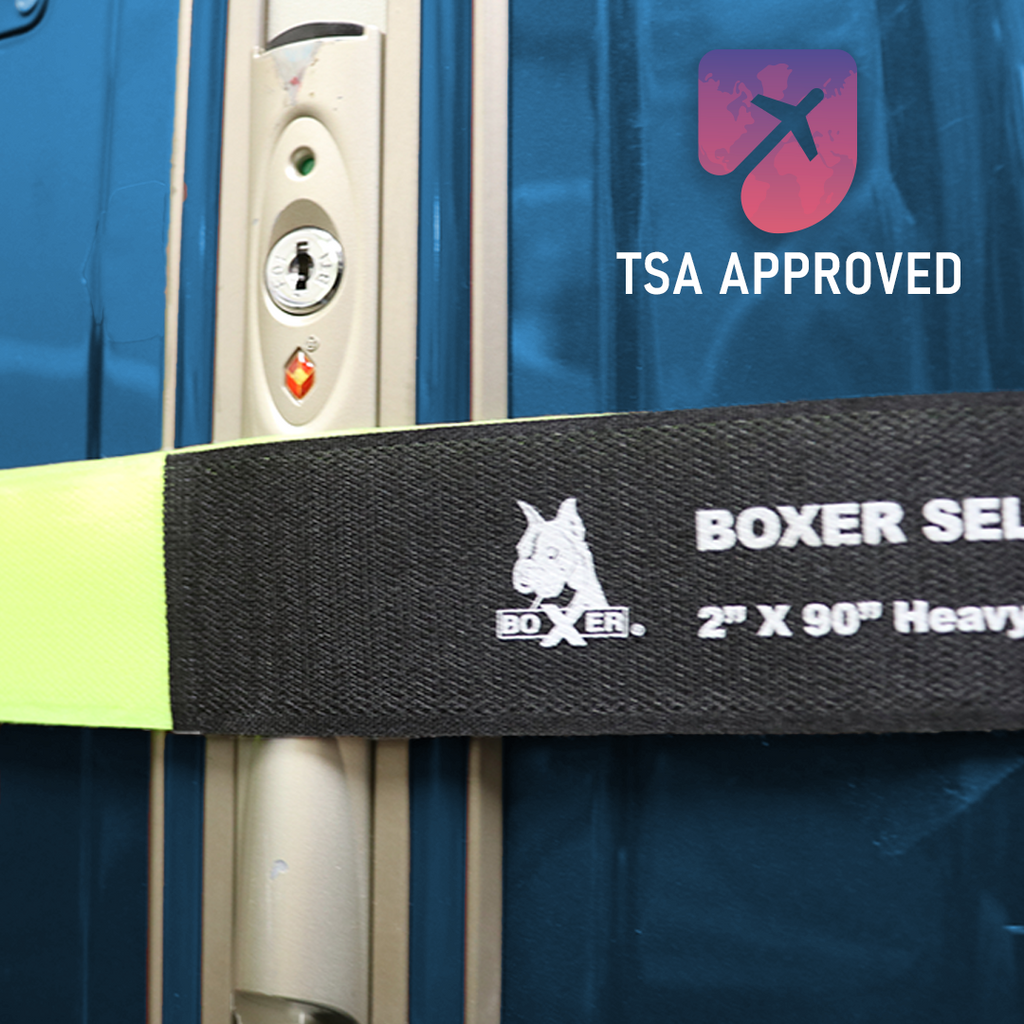 Boxer TravelGuard Velcro Luggage Straps, Set of 2