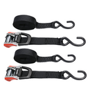 Boxer SwiftSecure Quick Release Ratchet Tie Downs (1 1/4" x 16') - 2500 lbs Breaking Strength-2