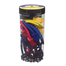 Heavy Duty Steel Grip 12-Pack: Colorful Bungee Cords with Versatile Coated Hooks-2