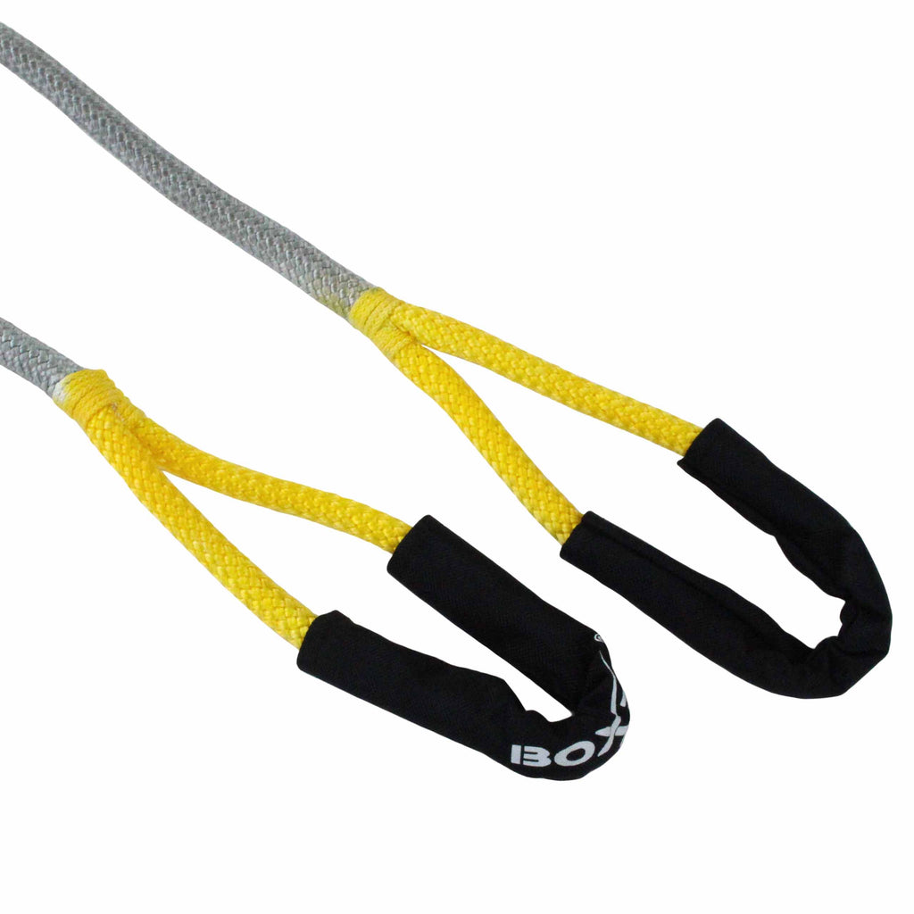 Compact Vehicle Recovery Rope Kit: 1/2" Kinetic Nylon Rope & 5/16" Soft Shackles