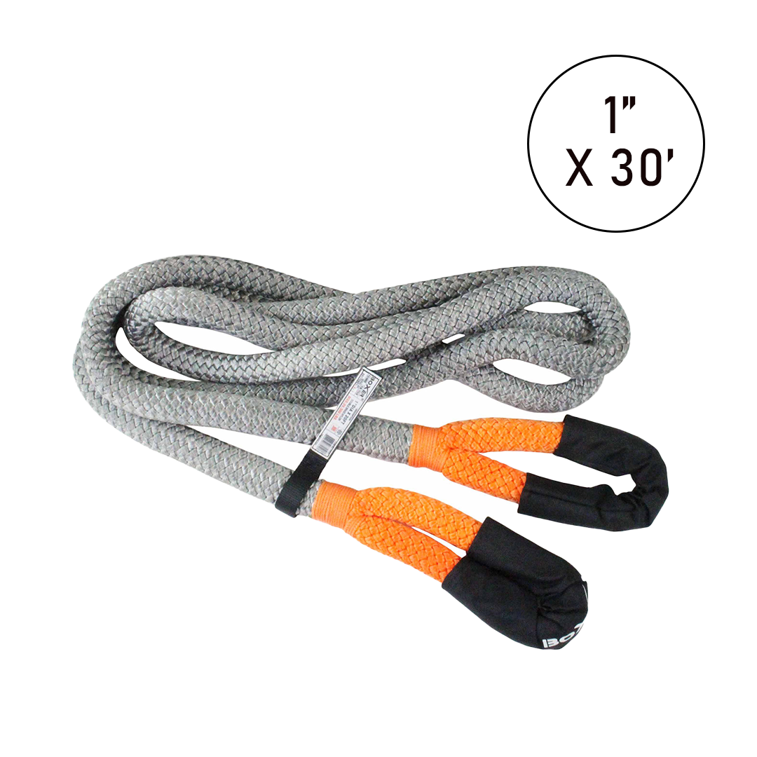 Boxer Nylon Kinetic Tow Rope in Orange - 1 Inch by 30 Feet – Boxer Tools
