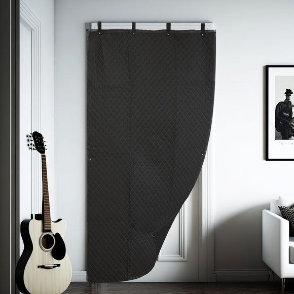BoxerTool Studio Sound Haven: 78" x 48" Insulated Blanket with Grommets & Loops - Perfect for Doors, Windows, and Beyond!