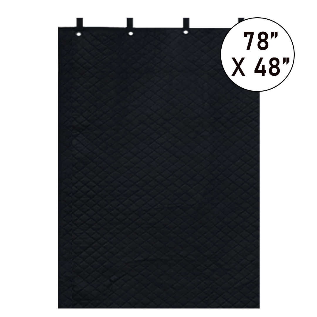 BoxerTool Studio Sound Haven: 78" x 48" Insulated Blanket with Grommets & Loops - Perfect for Doors, Windows, and Beyond!