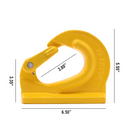 Heavy-Duty 8-Ton Weld-On Forged Anchor Hooks with Safety Latch - G80 Construction-5