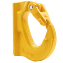 Heavy-Duty 8-Ton Weld-On Forged Anchor Hooks with Safety Latch - G80 Construction-9