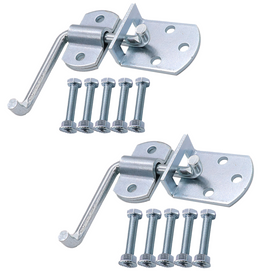 Complete Truck Straight Gate Latch Kit with Bolts and Nuts: Easy Install, Secure Hold