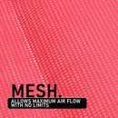Ultimate Oversize Load Safety Kit: 18" x 84" Mesh Banner & 4-Pack Red Warning Flags with Bungee Hooks-4