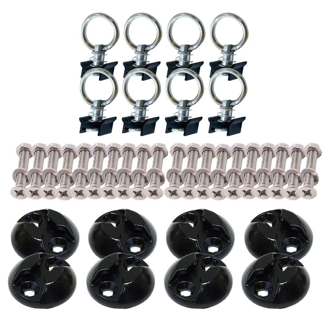 2" Round Anchor Point Tie Down Kit