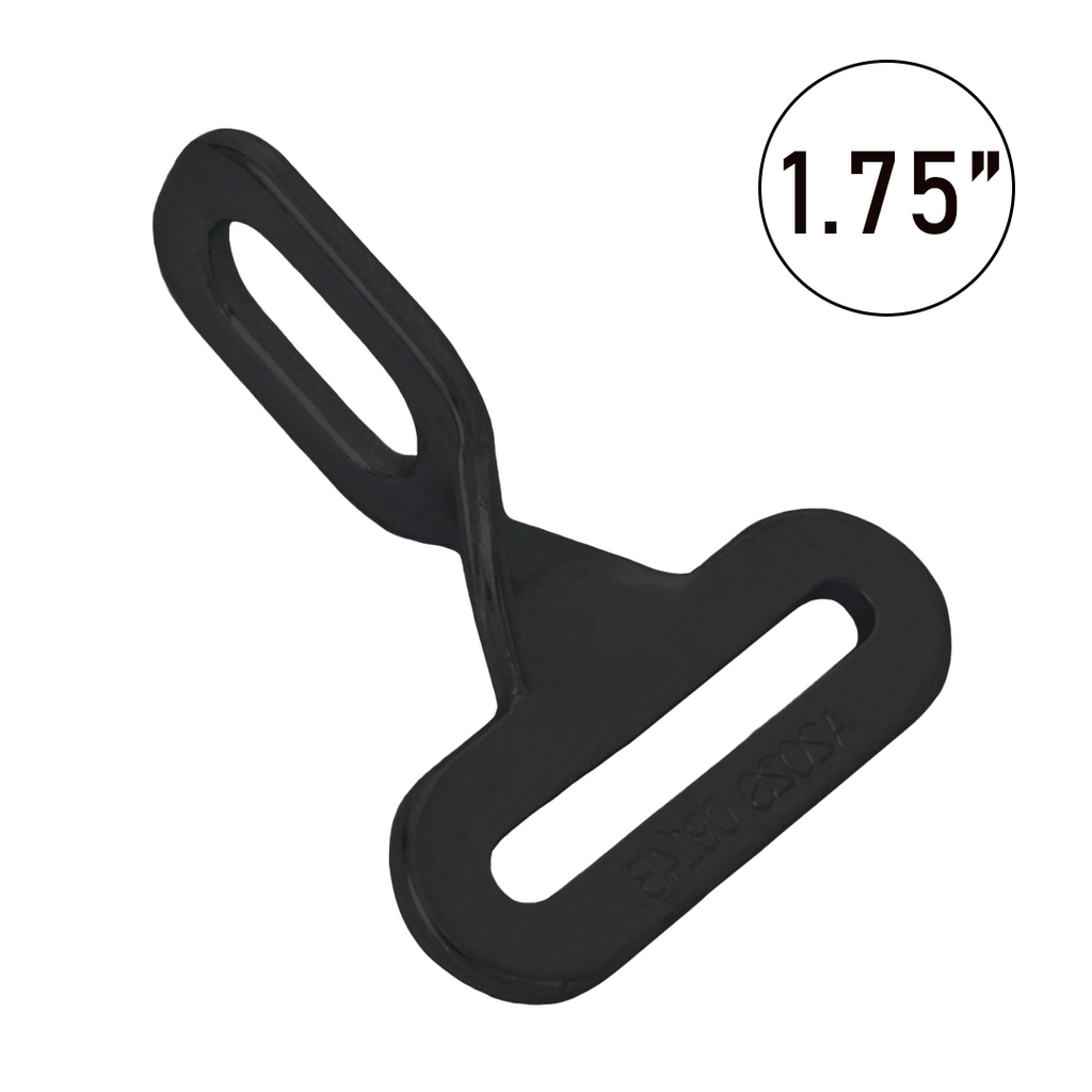 1.75" Adjustable Racing Harness Center Strap - Improved Fit, Mobility & Strength (Twist-Compatible)