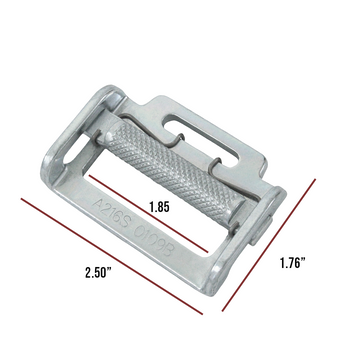 1.75" Spring Loaded Slide Bar Adjuster - Auto Tension, Secure Cargo - 0