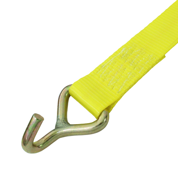 2 Inch Heavy Duty Yellow Chrome Single Wire Hook - 11000lb Breaking Strength Towing, Recovery, Industrial Tie Down - 0