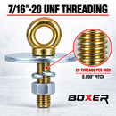 BoxerTool 3" Long Eye Bolt Kit - 7/16" Thread-6