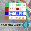 Boxer ColorCode Green 10" Tarp Strap Set of 10: Organize with Ease, Secure with Confidence-7