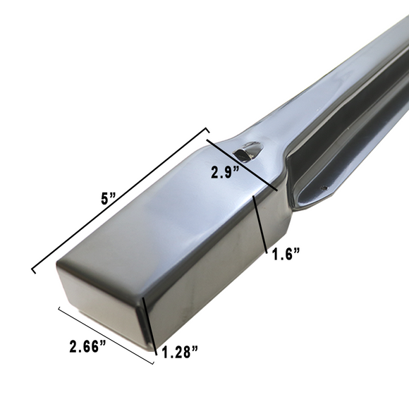 Fleming-Style 12" Square Metal Truck Stakes
