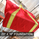 Reflective Straps Lifting Bag: 11" x 28" x 33" Size-3