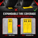 Tire Skates for Tow Trucks - 4 Pack Interlocking Wheel Skids-3