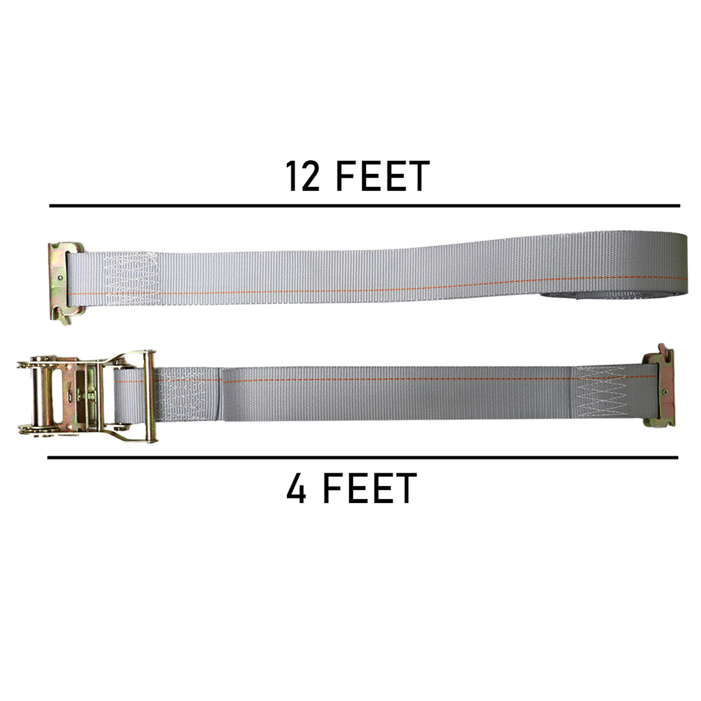 Boxer SecurePro 2" x 16' Logistic E Track Straps - 4400 lbs Load Capacity