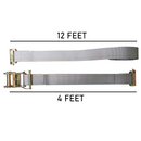 Boxer SecurePro 2" x 16' Logistic E Track Straps - 4400 lbs Load Capacity-3