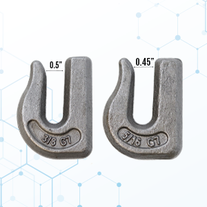 Heavy-Duty 3/8" Forged Clevis Grab Hook - Secure Cargo on Flatbed Trucks & Trailers