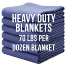 Pro-Shield Heavy-Duty Moving Blanket: 72" x 80" Professional Grade Furniture & Floor Protection Pad-2