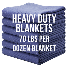 Pro-Shield Heavy-Duty Moving Blanket: 72" x 80" Professional Grade Furniture & Floor Protection Pad - 0