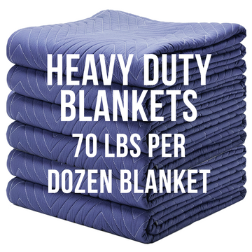 Pro-Shield Heavy-Duty Moving Blanket: 72" x 80" Professional Grade Furniture & Floor Protection Pad - 0