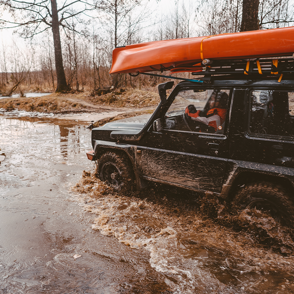 Boxer 1" x 14' Ratchet Tie Down Strap - 1500 lbs Breaking Strength, Blue with S Hooks
