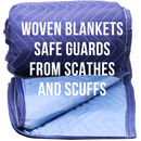 Pro-Shield Heavy-Duty Moving Blanket: 72" x 80" Professional Grade Furniture & Floor Protection Pad-3