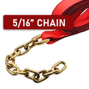Boxer 8-Point Roll Back Vehicle Tie-Down Kit with G70 Chain Extensions - Set of 4-6