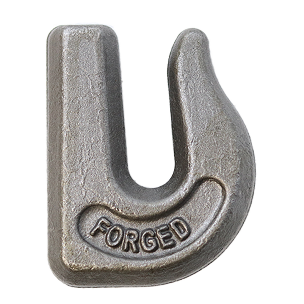 Heavy-Duty 3/8" Forged Clevis Grab Hook - Secure Cargo on Flatbed Trucks & Trailers