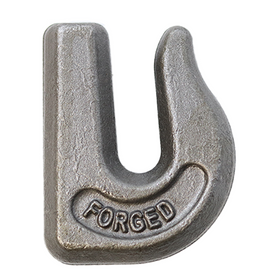 Heavy-Duty 3/8" Forged Clevis Grab Hook - Secure Cargo on Flatbed Trucks & Trailers - 0