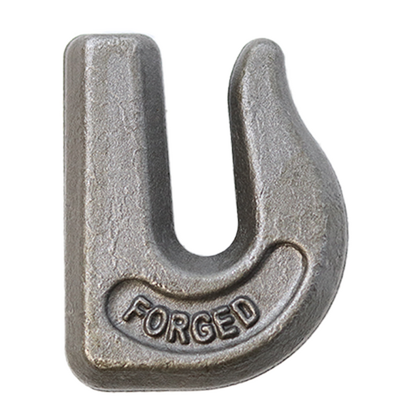 Heavy-Duty 3/8" Forged Clevis Grab Hook - Secure Cargo on Flatbed Trucks & Trailers