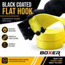 Boxer 4" x 30' Heavy-Duty Ratchet Tie Down with Flat Hooks - 16,200 lbs Breaking Strength-3