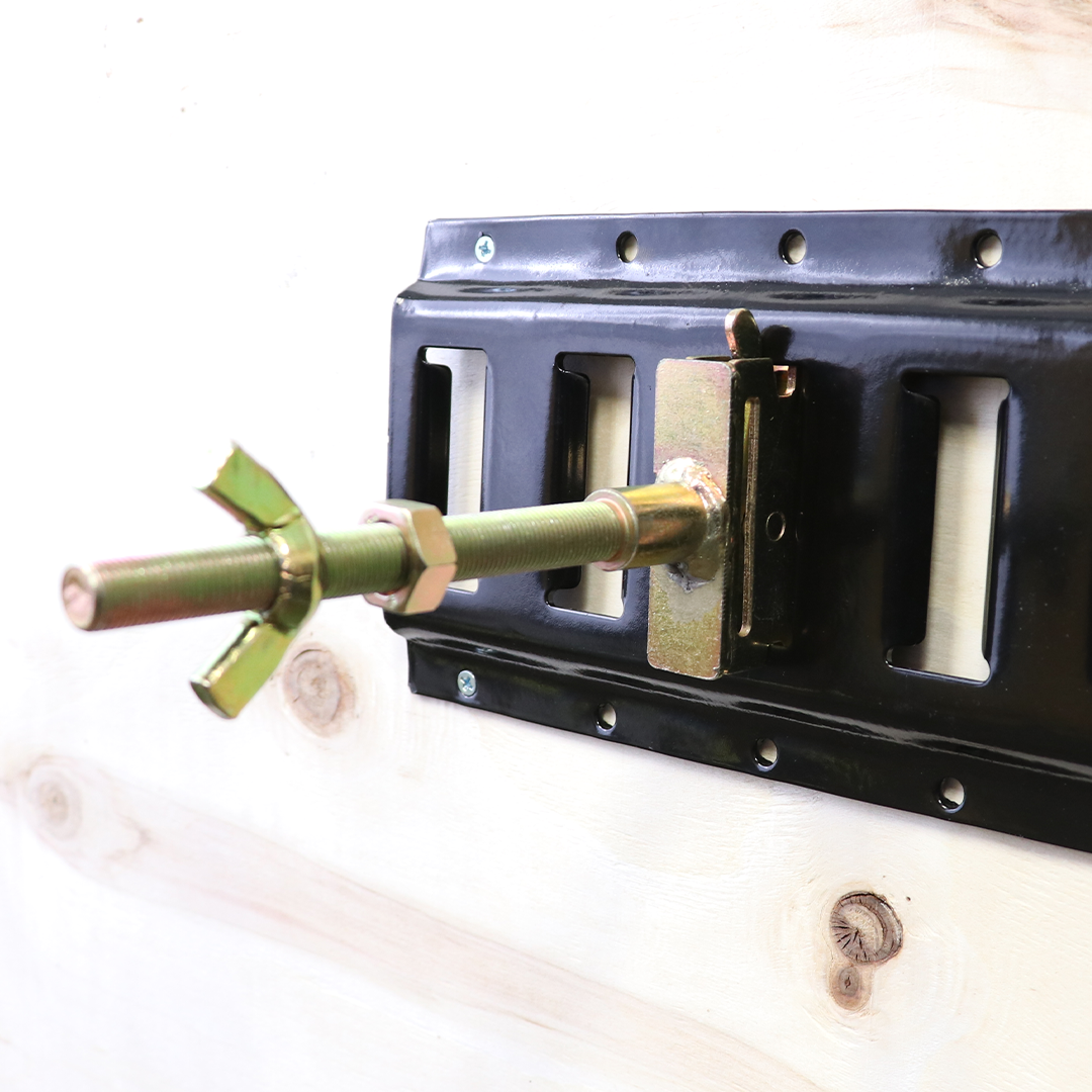 5' Black E-Track Tie-Down Rails – 12-Gauge Steel