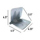Heavy-Duty Metal Corner Protectors for Chain Application - Set of 2-3