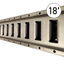 18ft Raw Finish E-Track – Heavy Duty Horizontal Tie-Down Rail (2,000 lbs Rating)-1