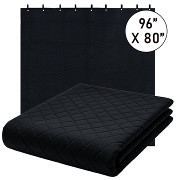 BoxerTool 96" x 80" Duo-Tone Acoustic Blanket: Ultimate Protection & Sound Dampening