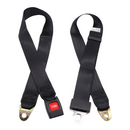 Universal 2-Point Go Kart & Golf Cart Seat Belt Harness Kit - Mounting Hardware Included (Set of 2)-3