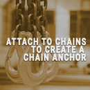 Heavy-Duty 1/4" Forged Clevis Hook with Safety Latch: Grade 70 Steel, Yellow Chrome Finish, 4x Breaking Strength-4