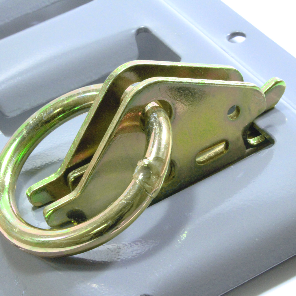E Track Anchor with O Ring - 4000 lbs Breaking Strength