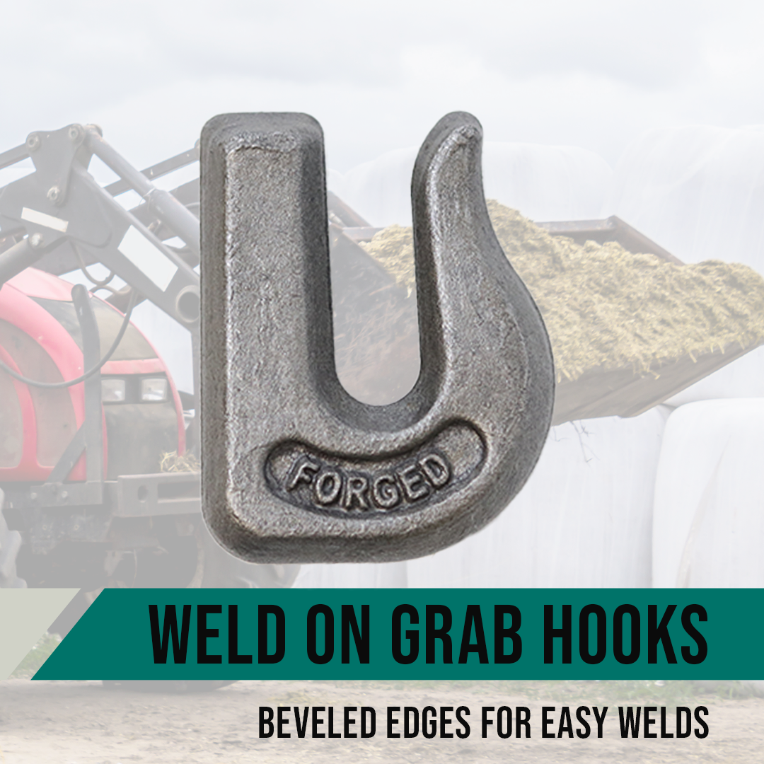 8 Pack Heavy Duty G70 1/2" Clevis Grab Hook Flatbed Truck Trailer Transport Tow Chain Hook 11300 Lbs Wll - View #7