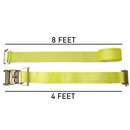 Boxer SecurePro Ultimate 2" x 12' Logistic E Track Ratchet Strap - 4400 lbs Load Capacity-4