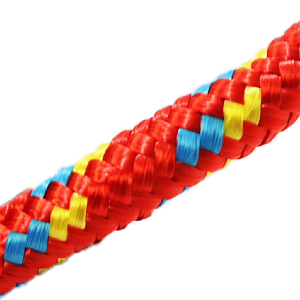 Ultra-Durable 3/8" x 75' Polypropylene Truck Rope: 2,000 lbs Breaking Strength, 660 lbs Working Load Limit, Diamond Braided Construction