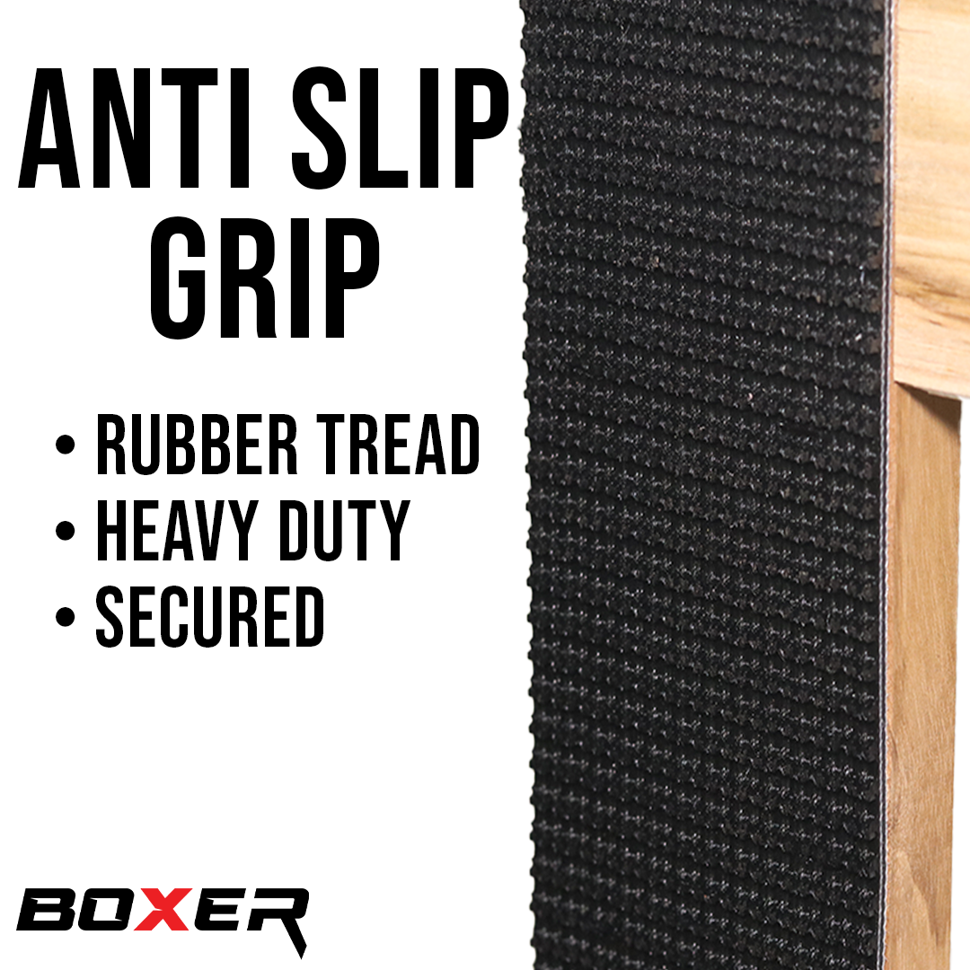 Boxer 18” x 30” Solid Wood Furniture Moving Dolly with 3.5" Black Caster Wheels and Black Rubber Tread for Anti-Slip Protection