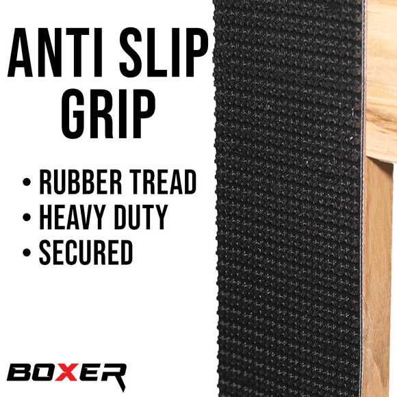 Boxer 18” x 30” Solid Wood Furniture Moving Dolly with 3.5" Black Caster Wheels and Black Rubber Tread for Anti-Slip Protection
