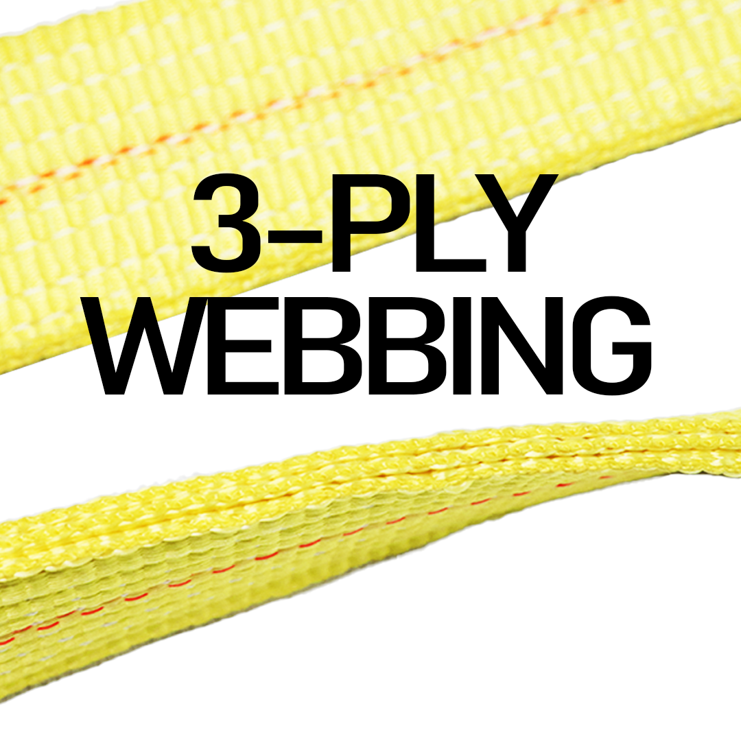 Boxer High-Strength V-Bridle Strap with Yellow Chrome Finish, 8" J Hook, and Versatile T Hook