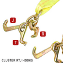 Boxer Precision V-Flex Heavy-Duty 3" x 24' with Forged Cluster RTJ Hooks-3